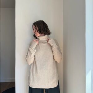 French Connection Cream Cowl Neck Sweater